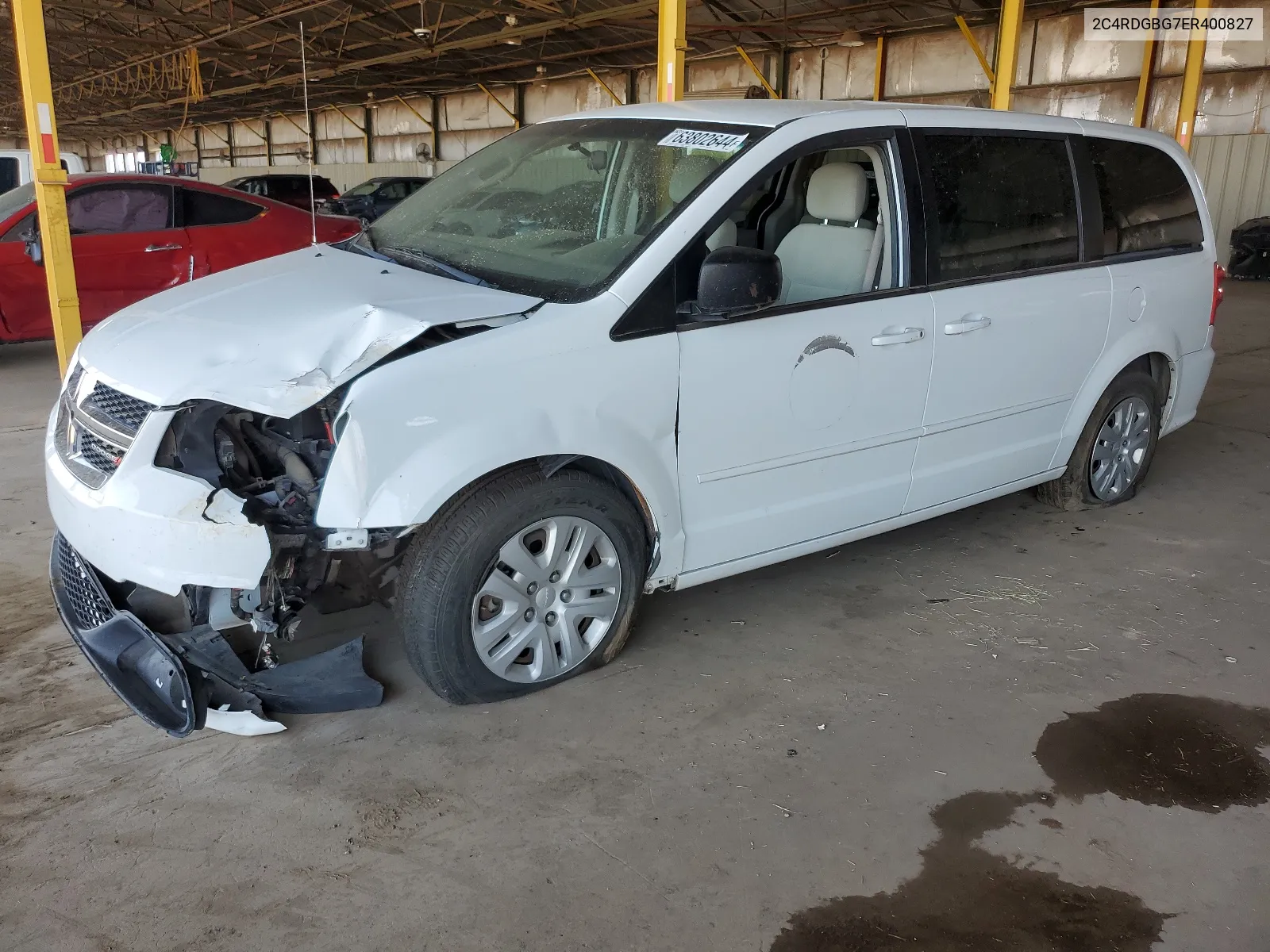 2014 Dodge Grand Caravan Se VIN: 2C4RDGBG7ER400827 Lot: 63802644