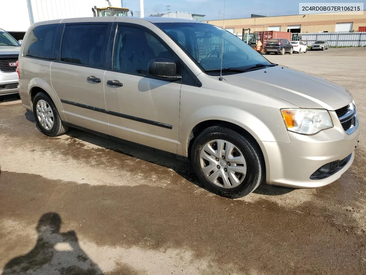 2014 Dodge Grand Caravan Se VIN: 2C4RDGBG7ER106215 Lot: 63888114