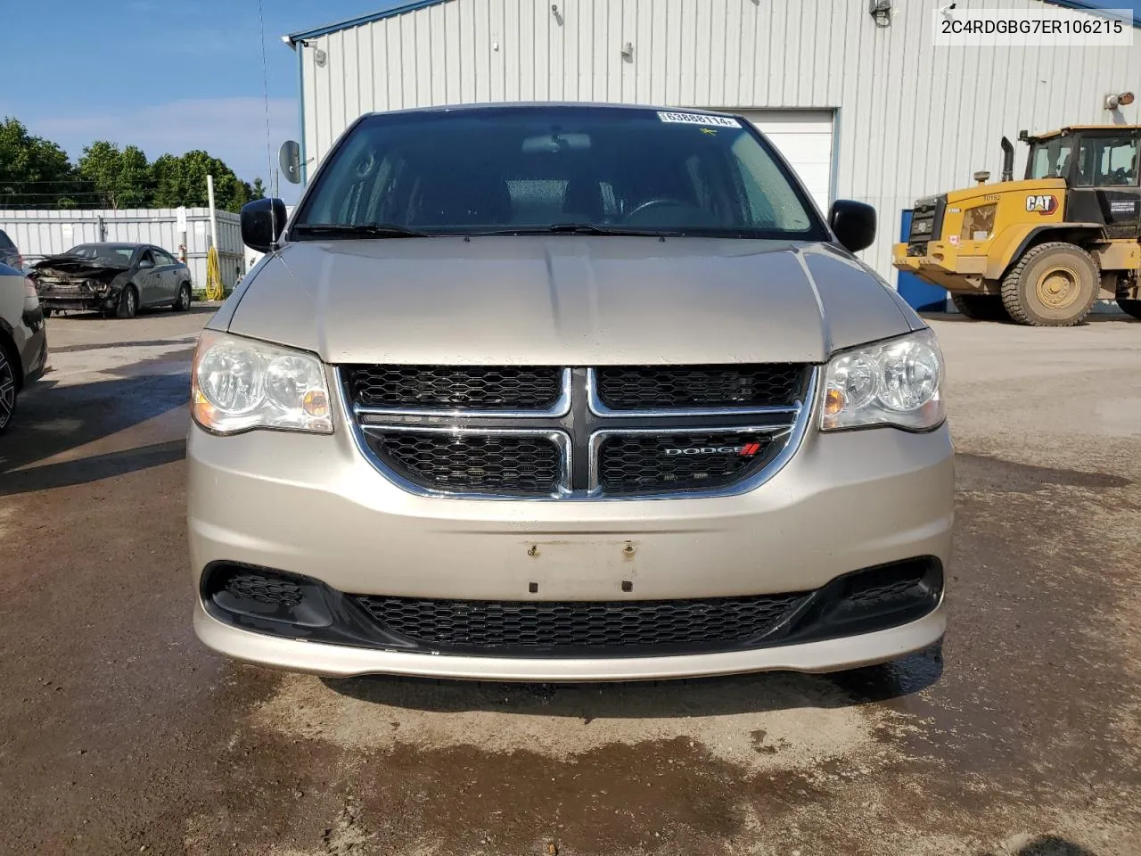 2014 Dodge Grand Caravan Se VIN: 2C4RDGBG7ER106215 Lot: 63888114