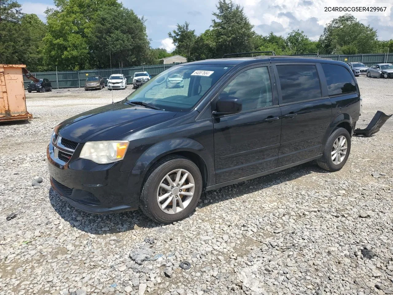 2014 Dodge Grand Caravan Sxt VIN: 2C4RDGCG5ER429967 Lot: 64087684