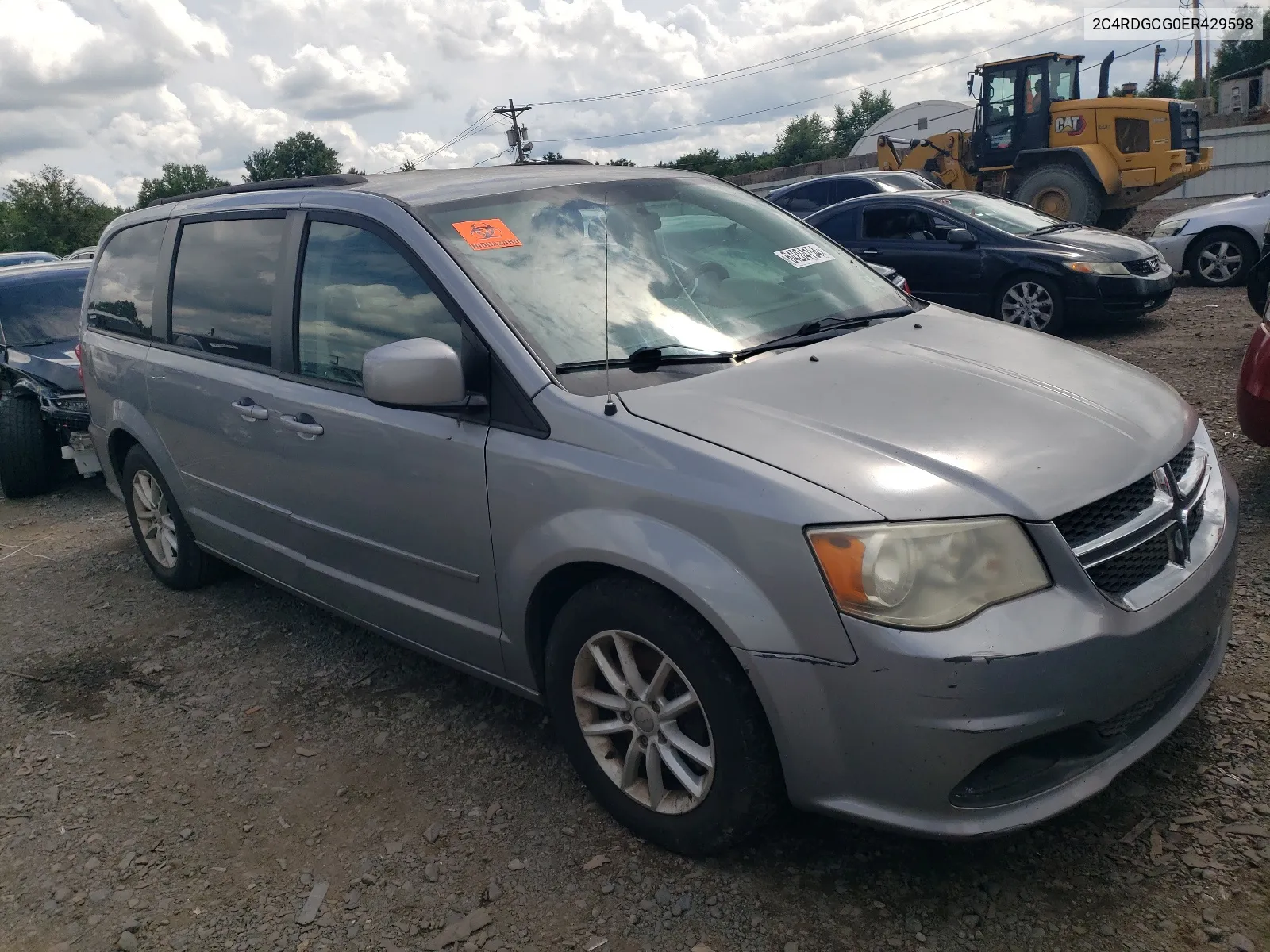 2C4RDGCG0ER429598 2014 Dodge Grand Caravan Sxt