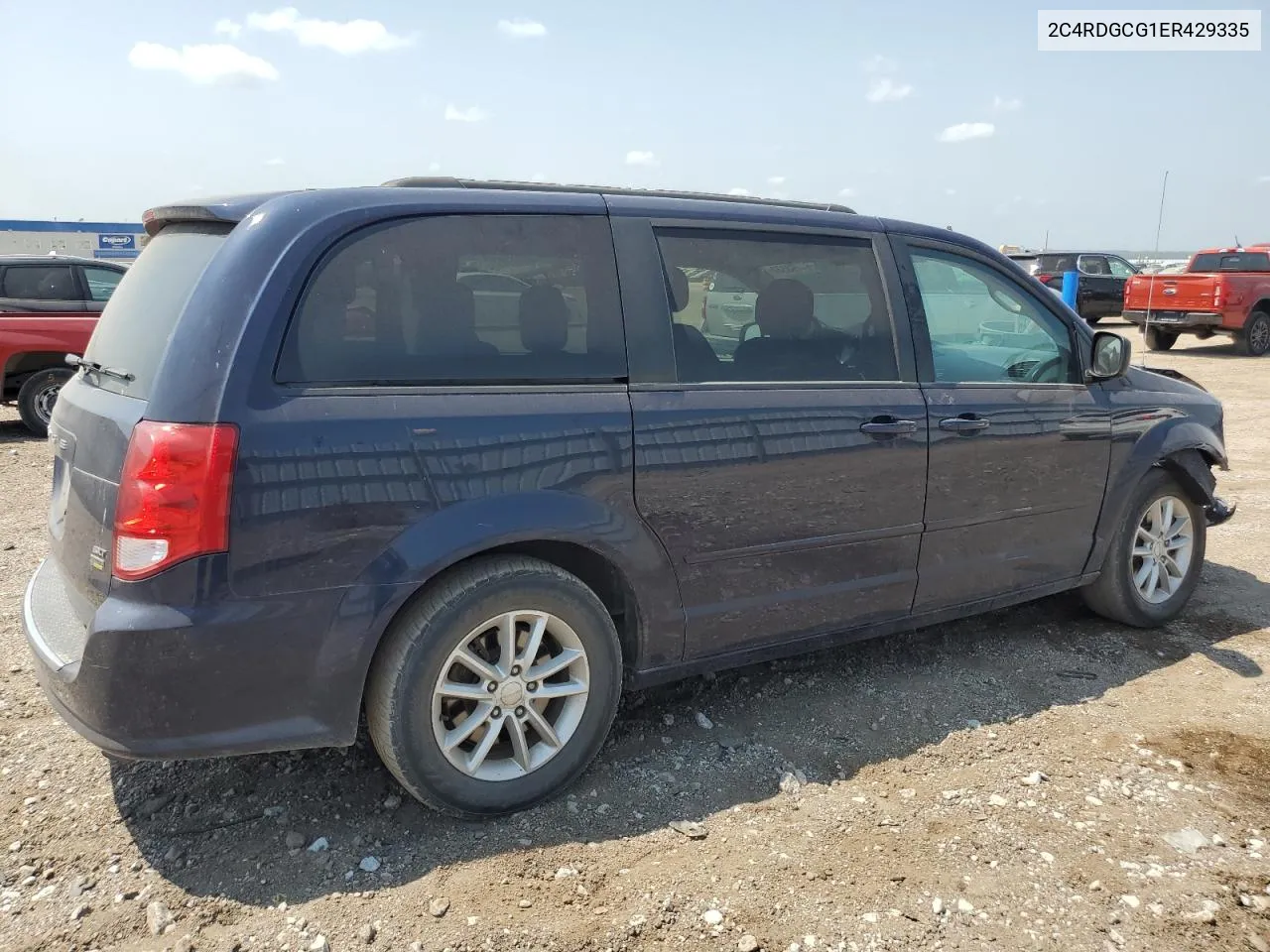 2014 Dodge Grand Caravan Sxt VIN: 2C4RDGCG1ER429335 Lot: 64693324