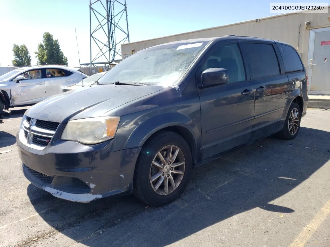 2C4RDGCG9ER202507 2014 Dodge Grand Caravan Sxt