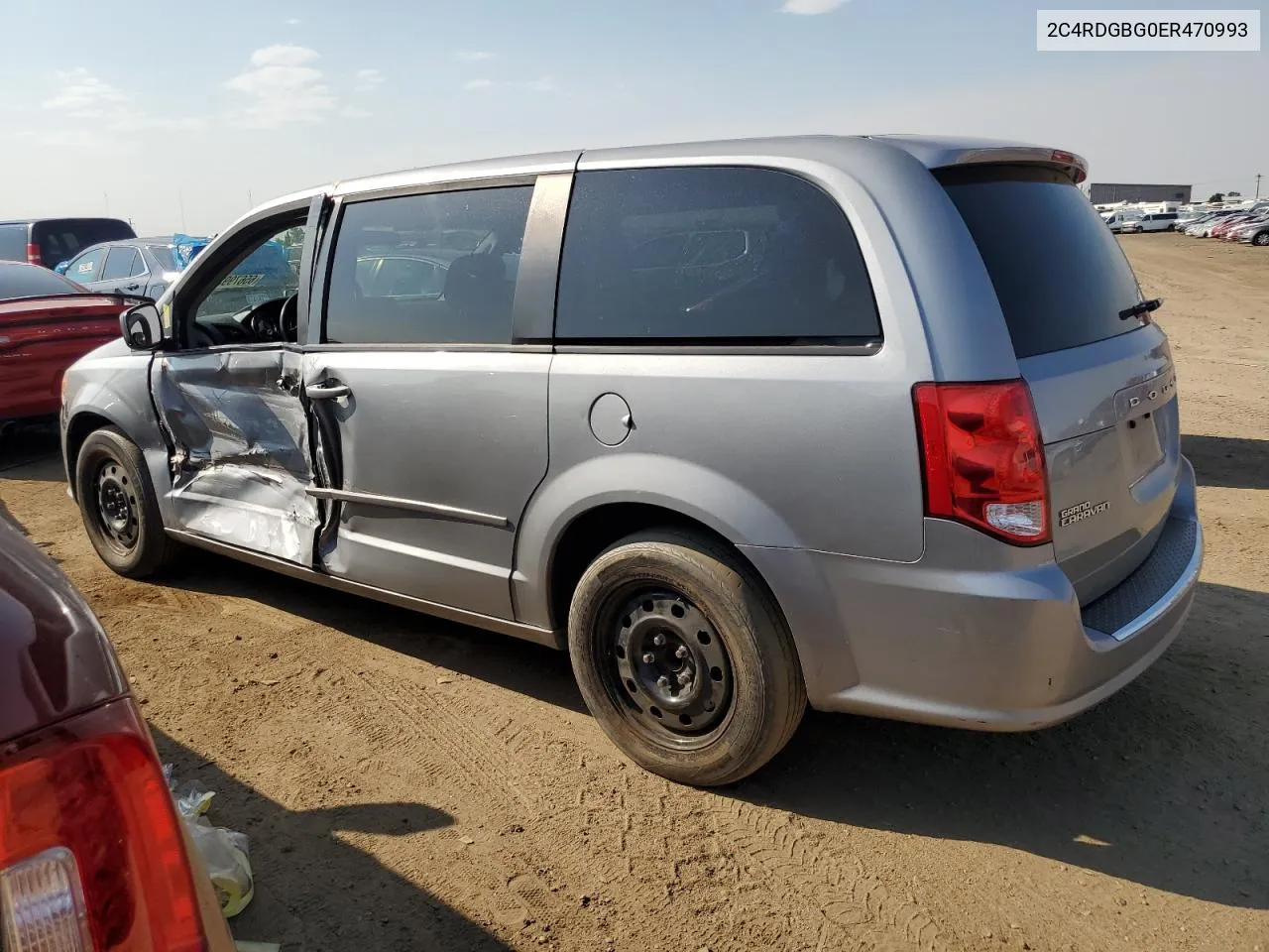 2014 Dodge Grand Caravan Se VIN: 2C4RDGBG0ER470993 Lot: 65679934