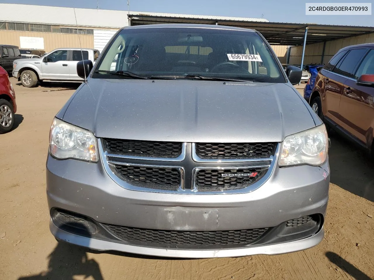 2014 Dodge Grand Caravan Se VIN: 2C4RDGBG0ER470993 Lot: 65679934