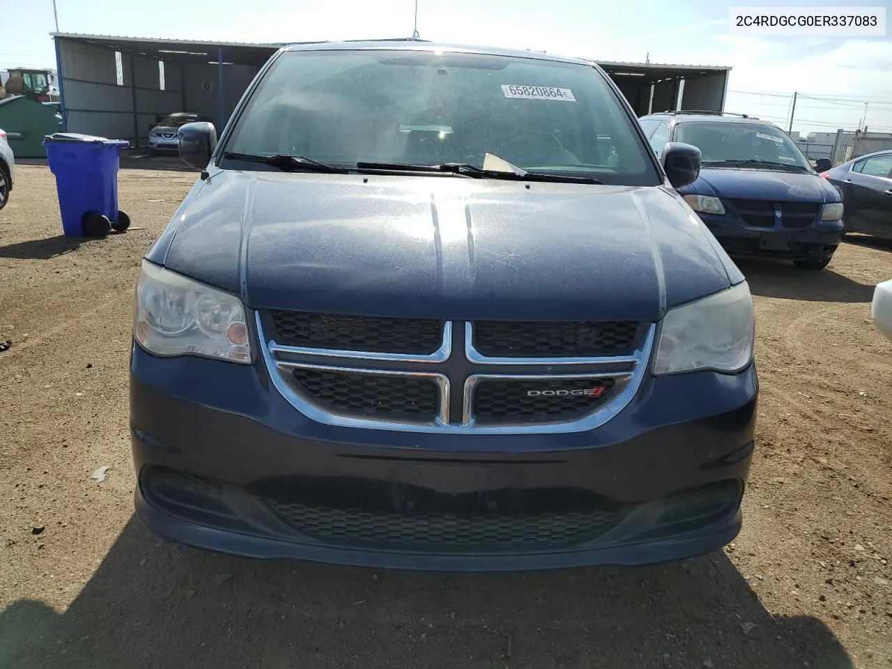 2014 Dodge Grand Caravan Sxt VIN: 2C4RDGCG0ER337083 Lot: 65820864