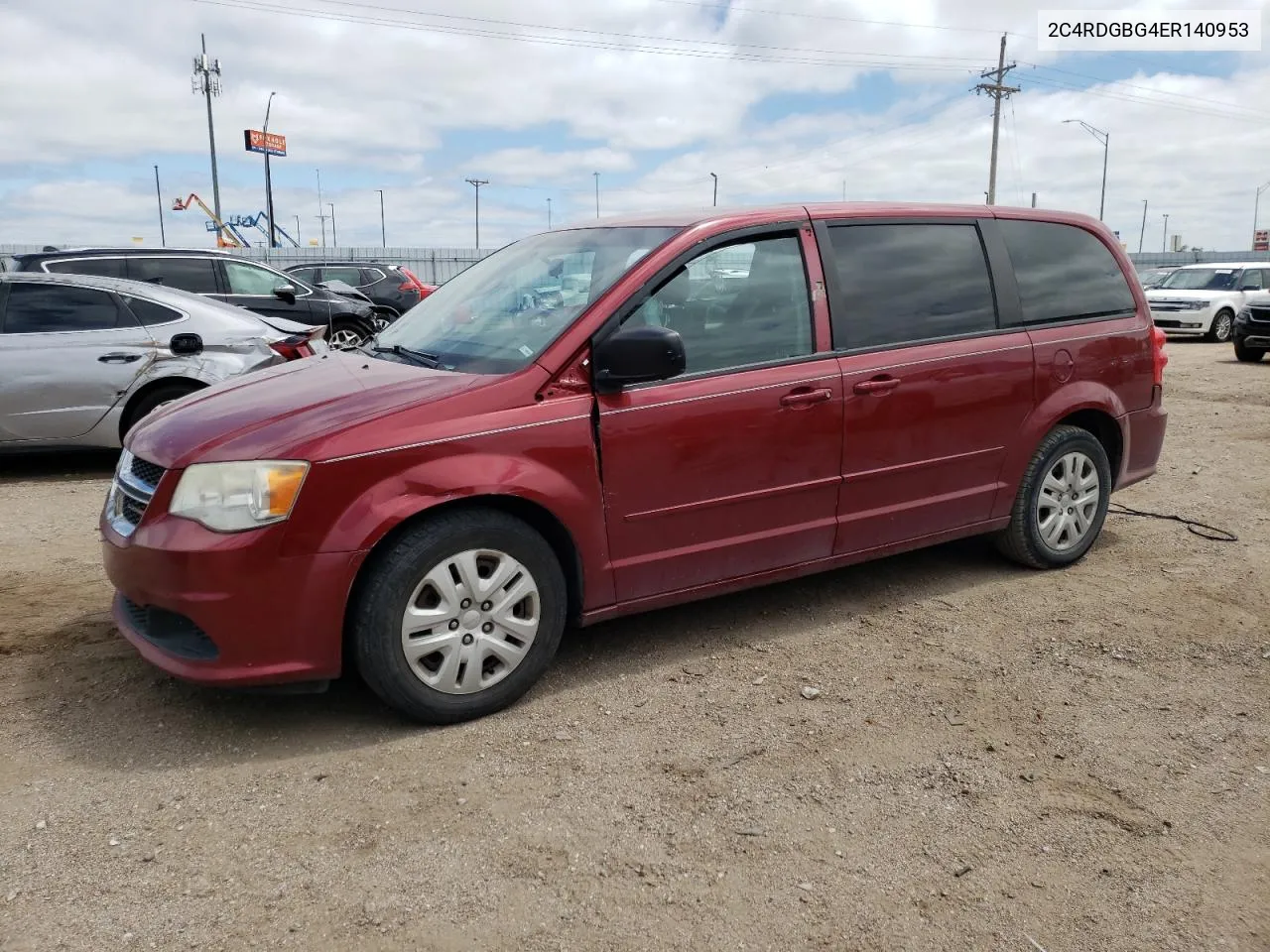 2014 Dodge Grand Caravan Se VIN: 2C4RDGBG4ER140953 Lot: 66040414