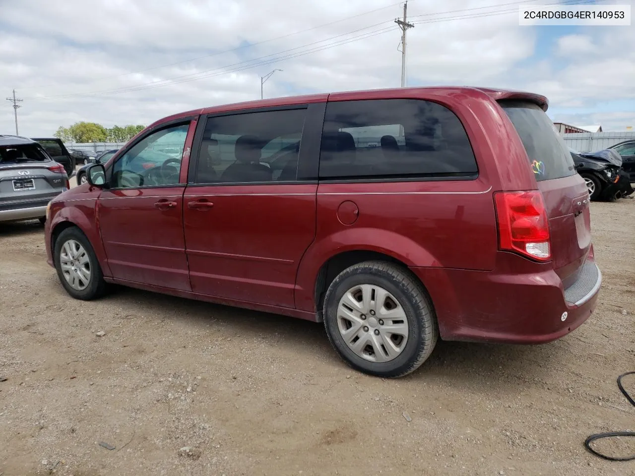 2014 Dodge Grand Caravan Se VIN: 2C4RDGBG4ER140953 Lot: 66040414