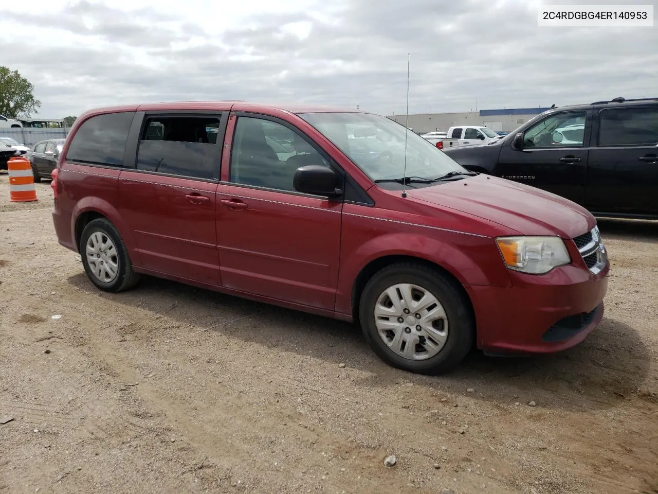 2C4RDGBG4ER140953 2014 Dodge Grand Caravan Se