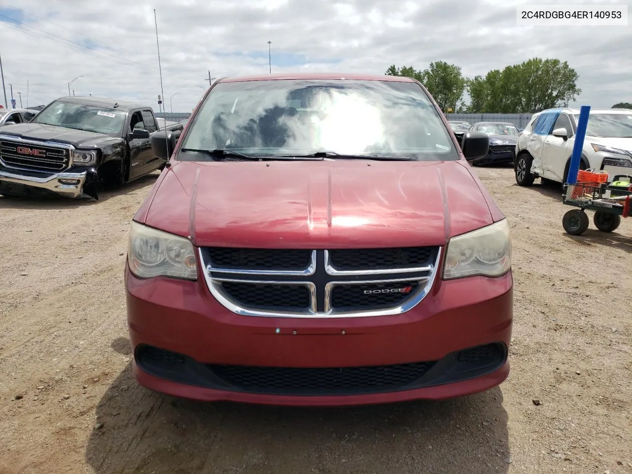 2014 Dodge Grand Caravan Se VIN: 2C4RDGBG4ER140953 Lot: 66040414