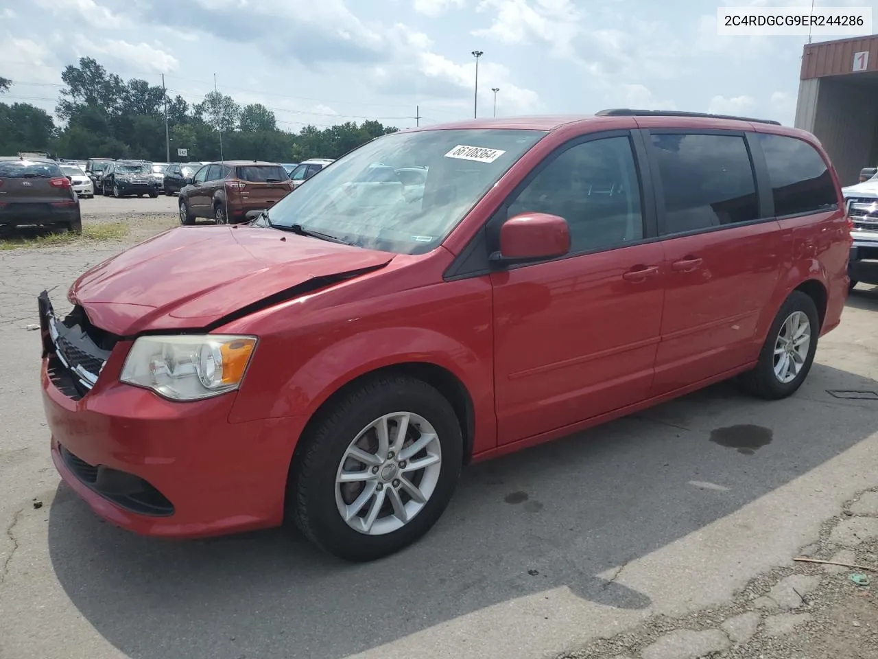 2014 Dodge Grand Caravan Sxt VIN: 2C4RDGCG9ER244286 Lot: 66108364