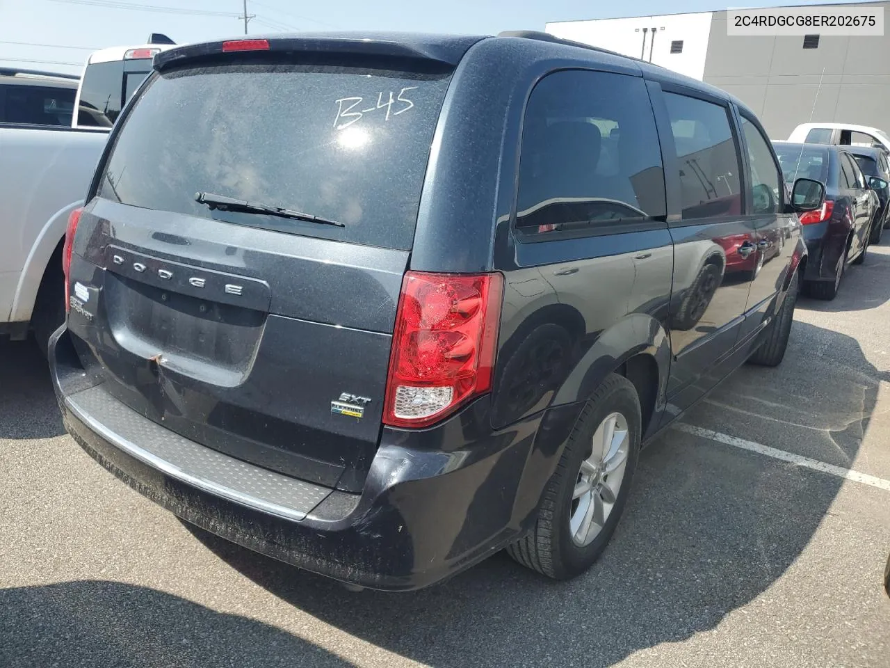 2014 Dodge Grand Caravan Sxt VIN: 2C4RDGCG8ER202675 Lot: 66238104