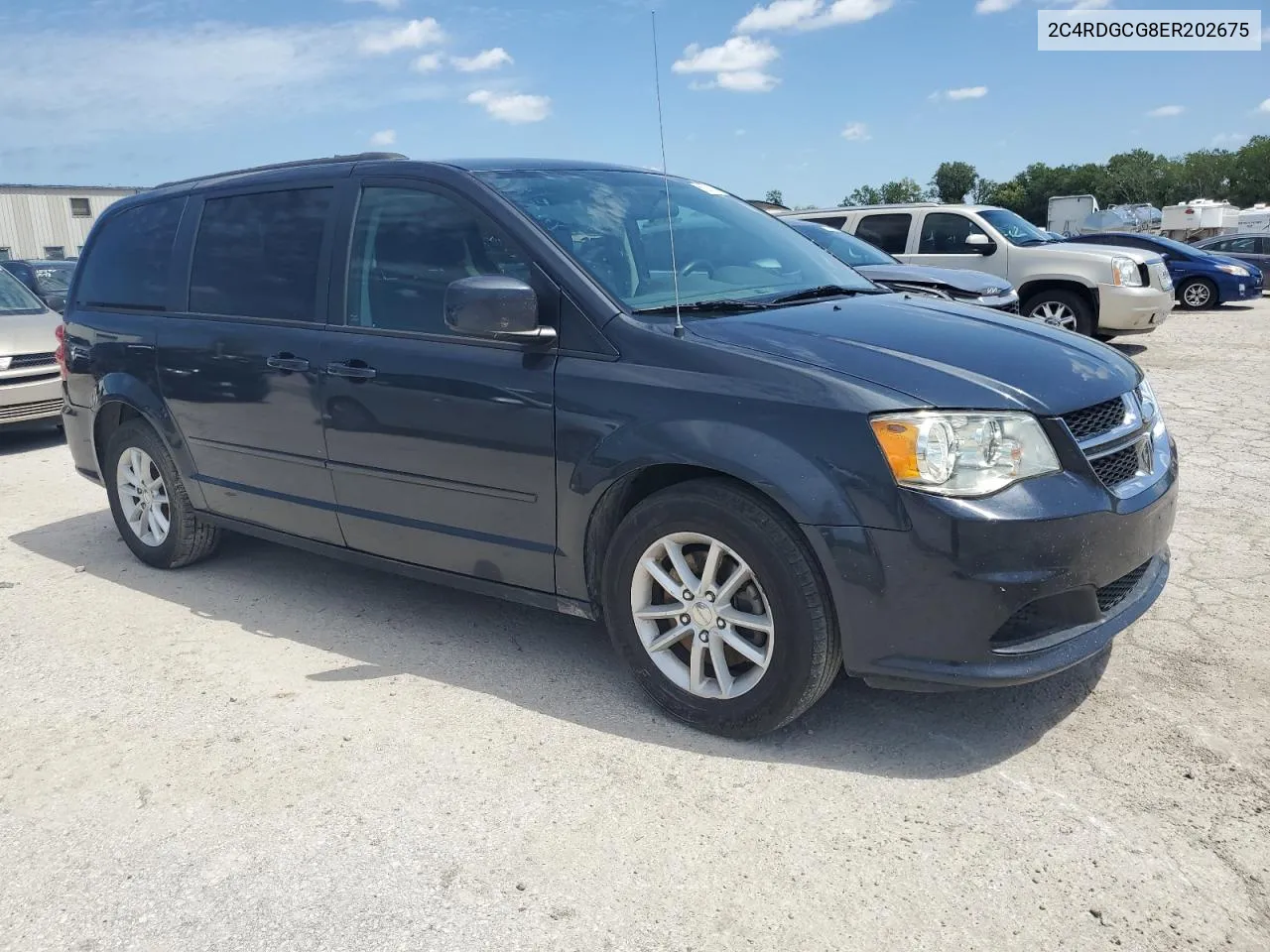 2014 Dodge Grand Caravan Sxt VIN: 2C4RDGCG8ER202675 Lot: 66238104