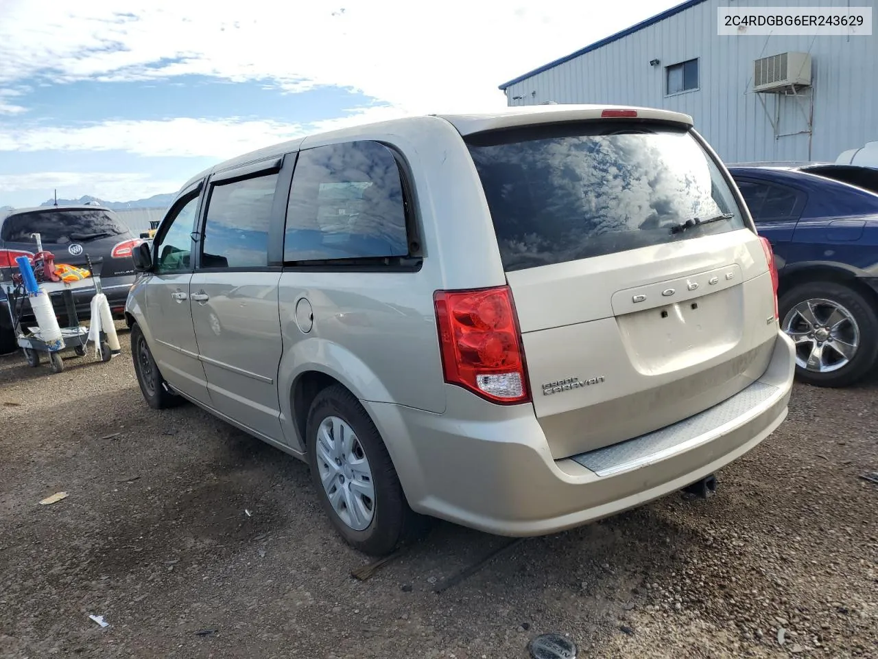 2014 Dodge Grand Caravan Se VIN: 2C4RDGBG6ER243629 Lot: 66336884