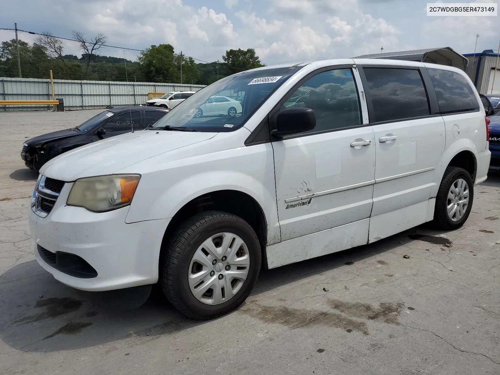 2014 Dodge Grand Caravan Se VIN: 2C7WDGBG5ER473149 Lot: 66698834