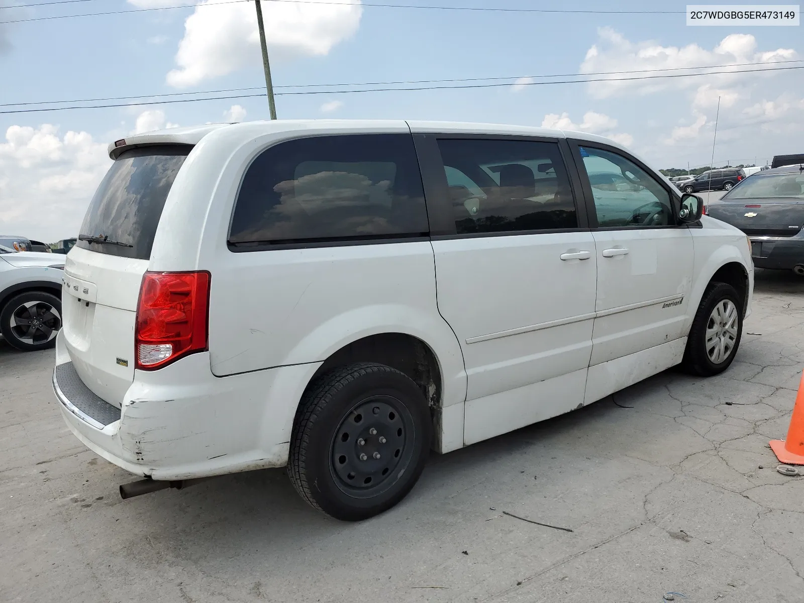 2014 Dodge Grand Caravan Se VIN: 2C7WDGBG5ER473149 Lot: 66698834