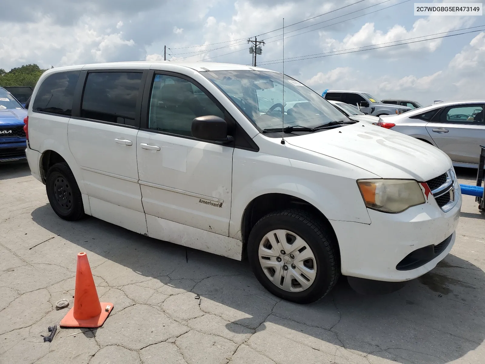 2014 Dodge Grand Caravan Se VIN: 2C7WDGBG5ER473149 Lot: 66698834