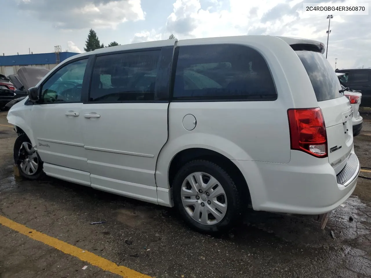 2014 Dodge Grand Caravan Se VIN: 2C4RDGBG4ER360870 Lot: 66713454