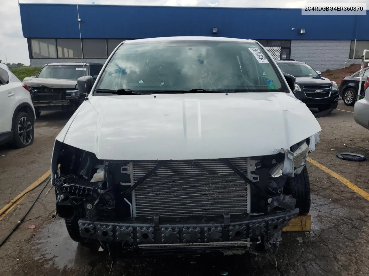 2014 Dodge Grand Caravan Se VIN: 2C4RDGBG4ER360870 Lot: 66713454