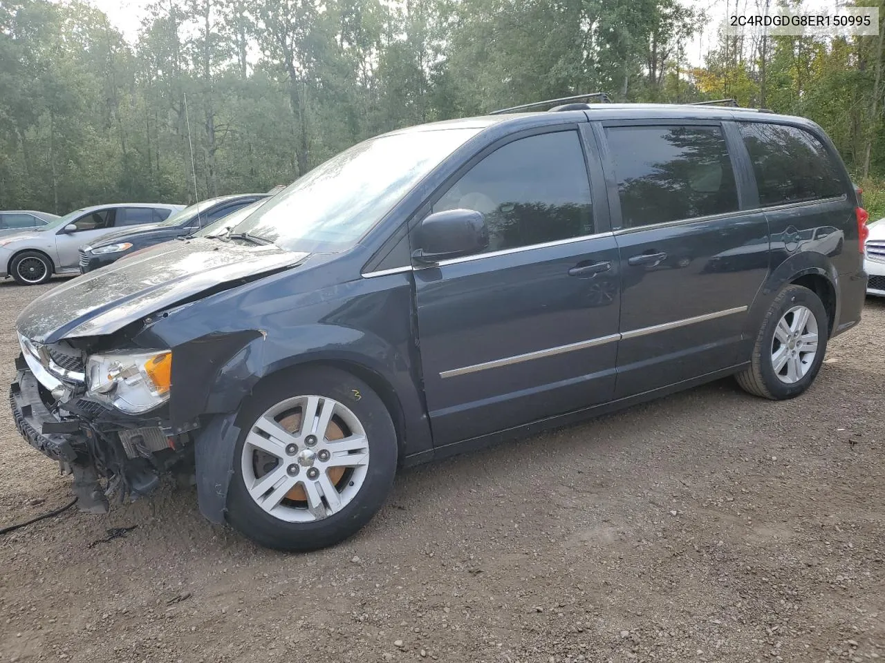 2014 Dodge Grand Caravan Crew VIN: 2C4RDGDG8ER150995 Lot: 66968214