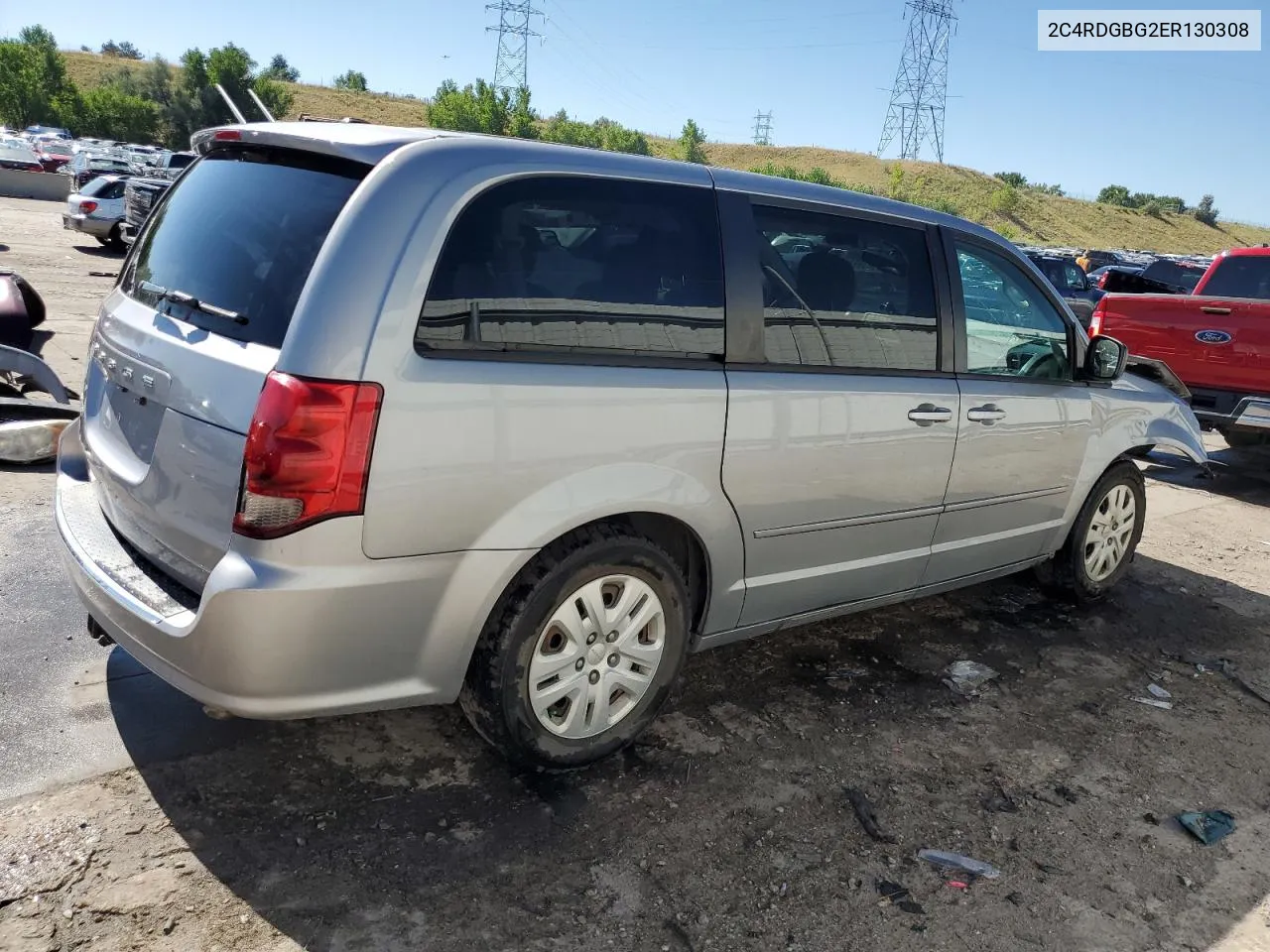 2C4RDGBG2ER130308 2014 Dodge Grand Caravan Se