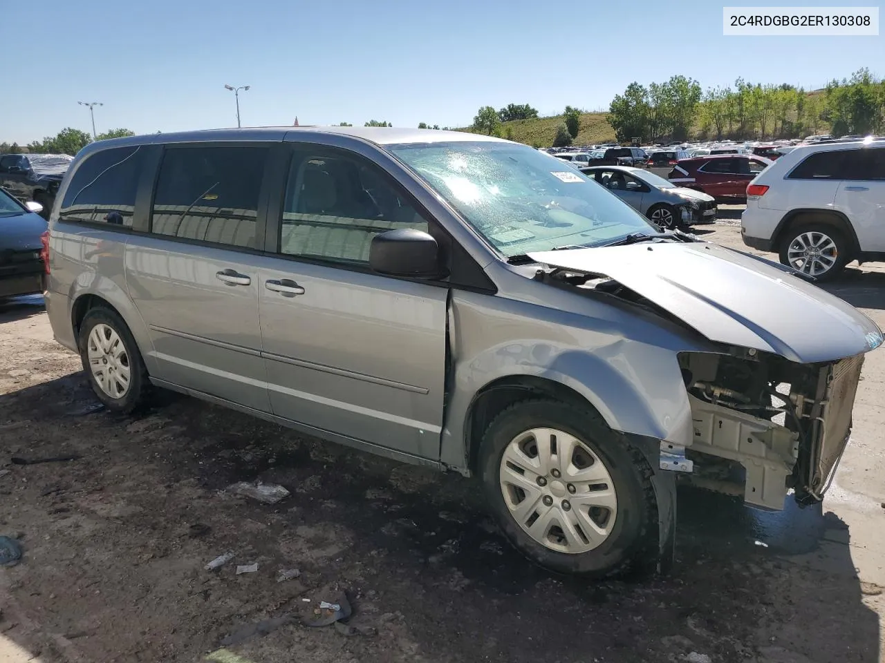 2C4RDGBG2ER130308 2014 Dodge Grand Caravan Se