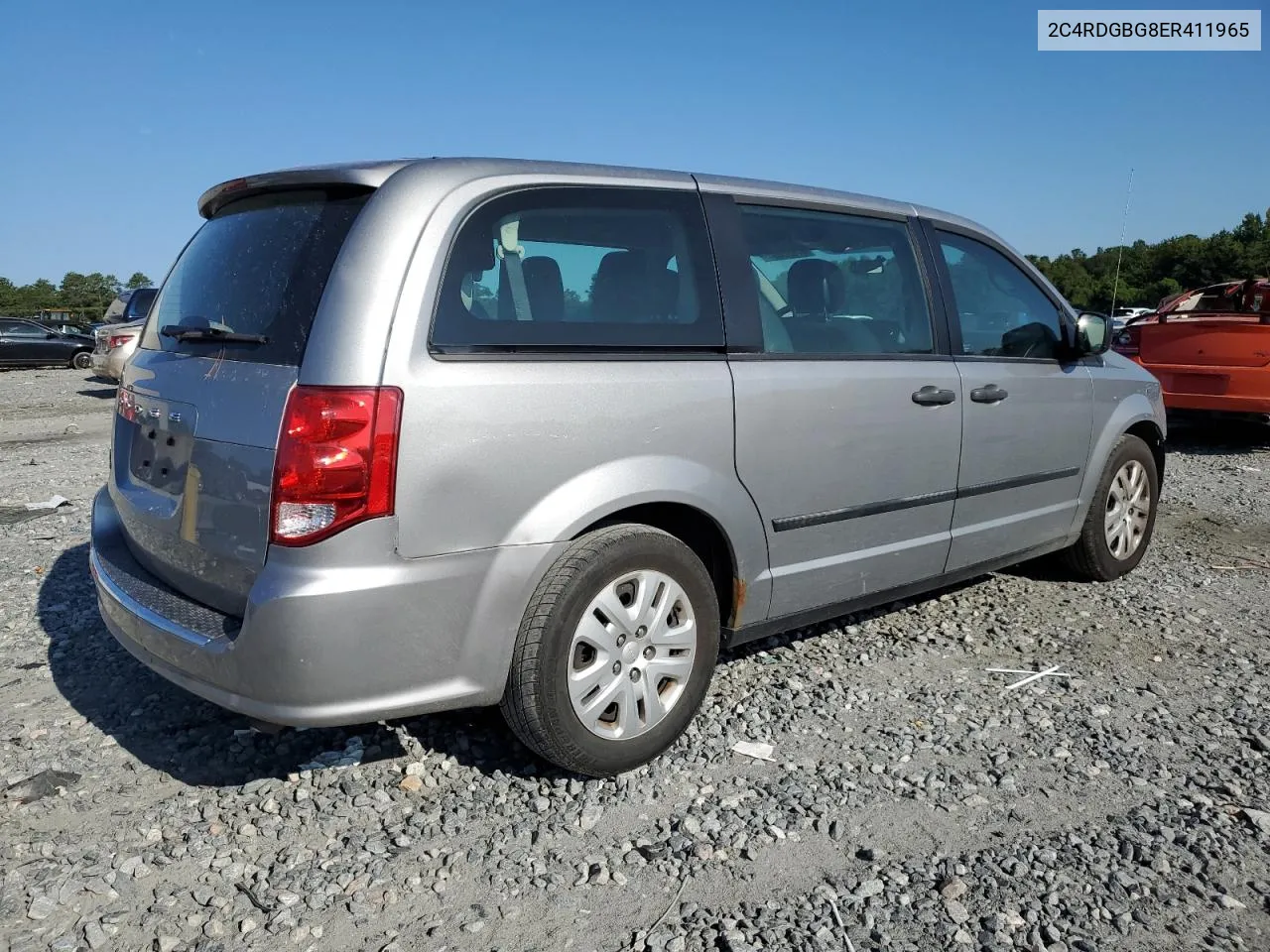 2014 Dodge Grand Caravan Se VIN: 2C4RDGBG8ER411965 Lot: 67895004