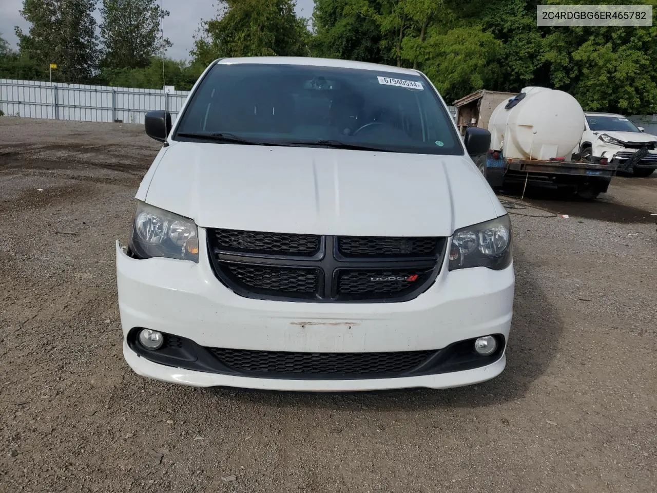 2014 Dodge Grand Caravan Se VIN: 2C4RDGBG6ER465782 Lot: 67940534