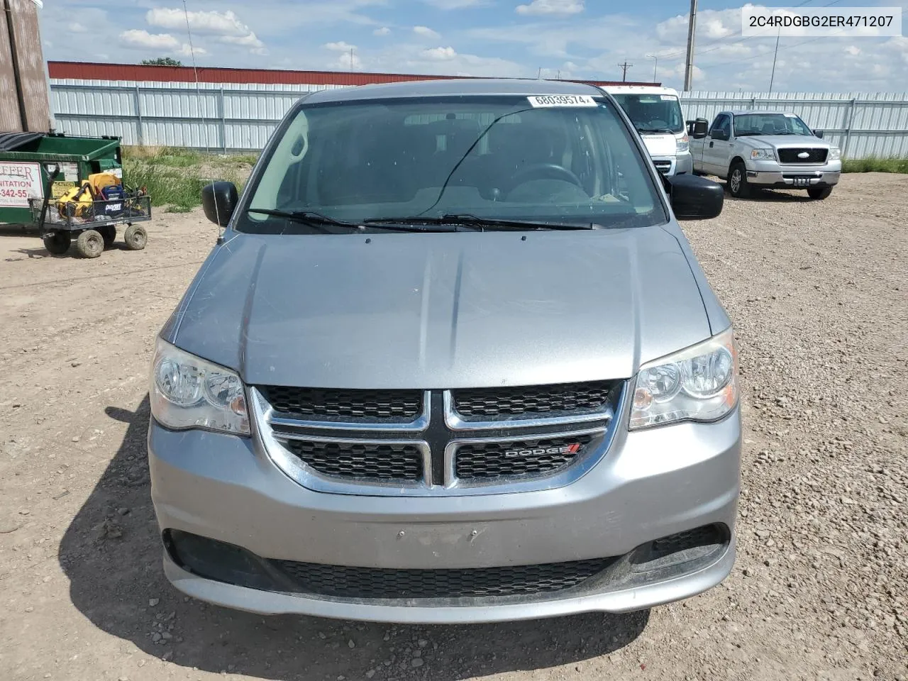 2C4RDGBG2ER471207 2014 Dodge Grand Caravan Se