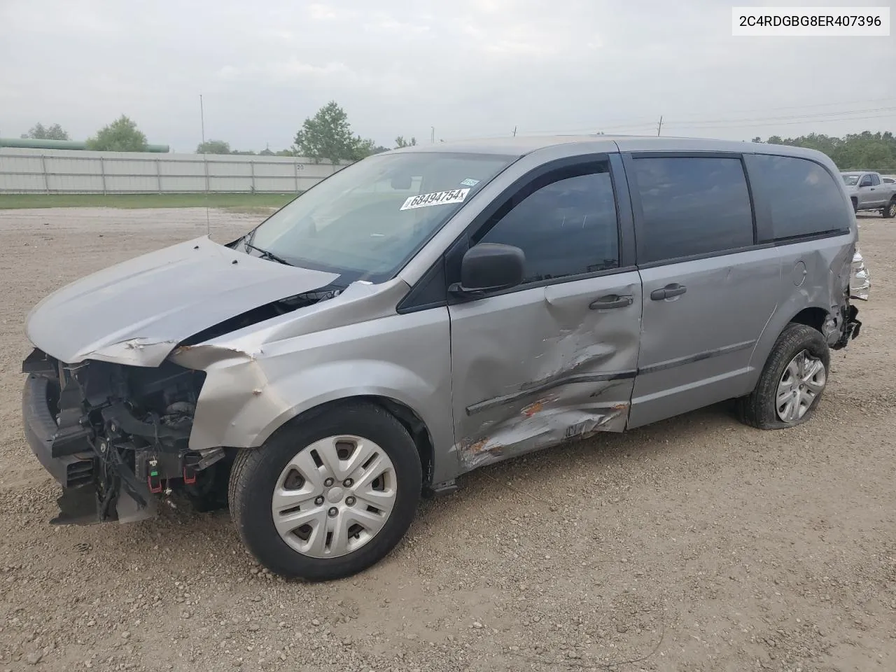 2014 Dodge Grand Caravan Se VIN: 2C4RDGBG8ER407396 Lot: 68494754