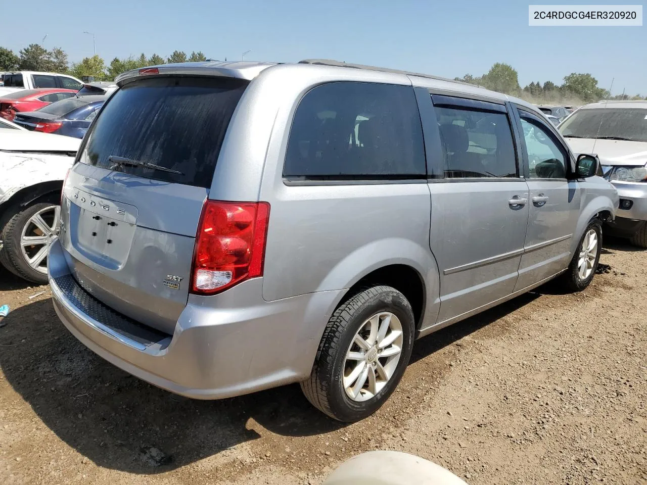 2C4RDGCG4ER320920 2014 Dodge Grand Caravan Sxt