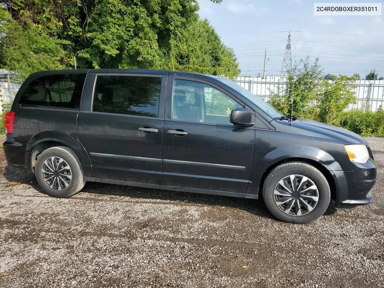 2014 Dodge Grand Caravan Se VIN: 2C4RDGBGXER351011 Lot: 68619834