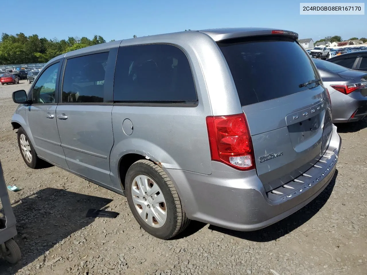 2014 Dodge Grand Caravan Se VIN: 2C4RDGBG8ER167170 Lot: 68899614