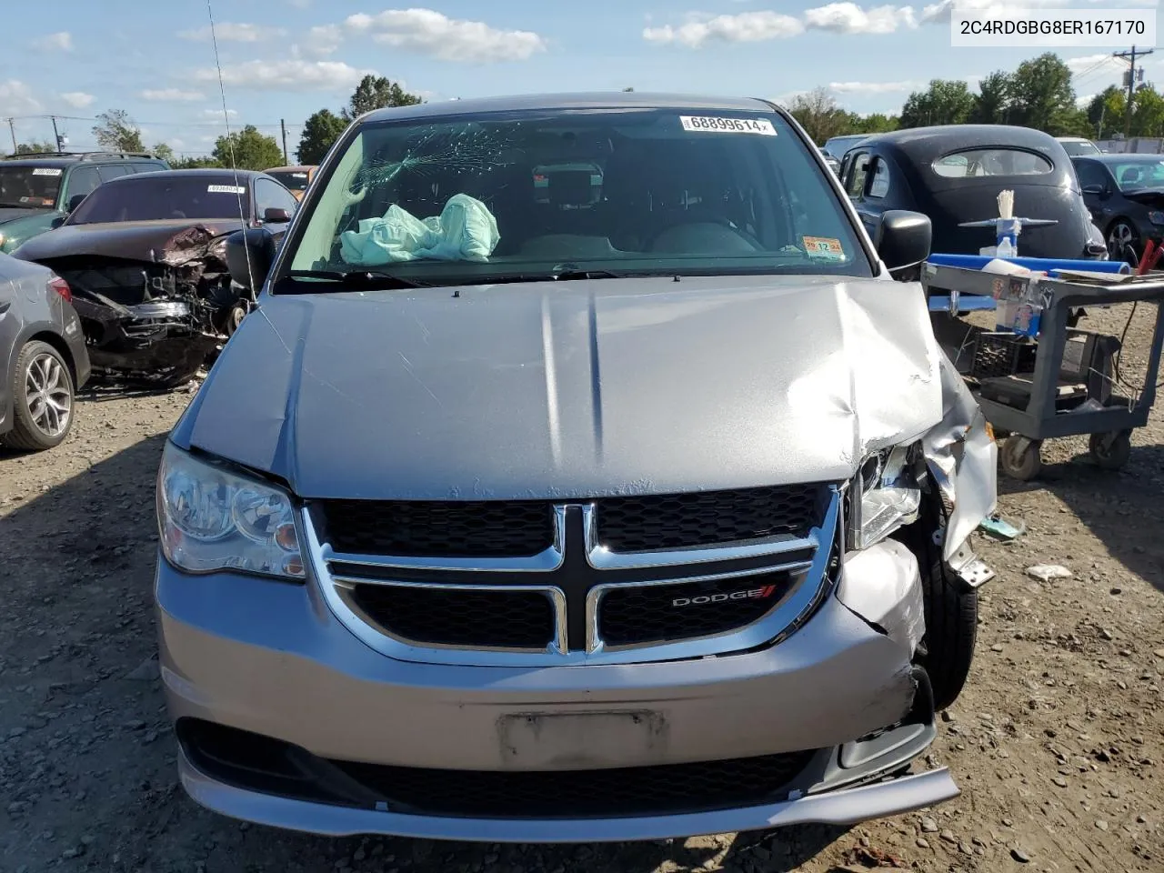 2014 Dodge Grand Caravan Se VIN: 2C4RDGBG8ER167170 Lot: 68899614