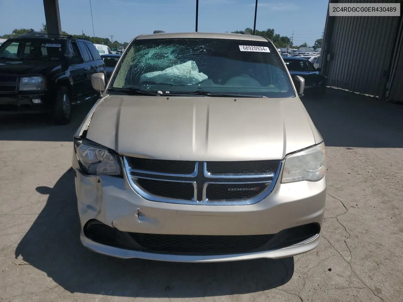 2014 Dodge Grand Caravan Sxt VIN: 2C4RDGCG0ER430489 Lot: 68920934