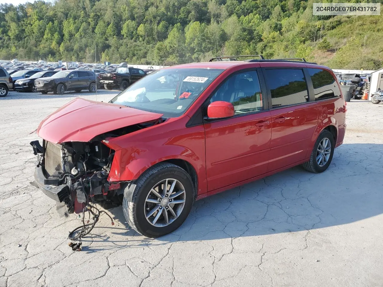 2014 Dodge Grand Caravan R/T VIN: 2C4RDGEG7ER431782 Lot: 69152624