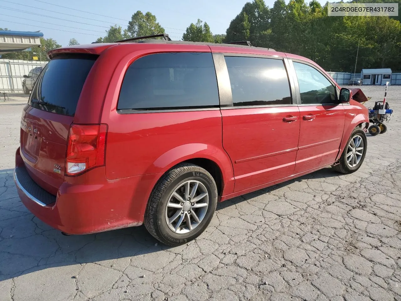 2014 Dodge Grand Caravan R/T VIN: 2C4RDGEG7ER431782 Lot: 69152624