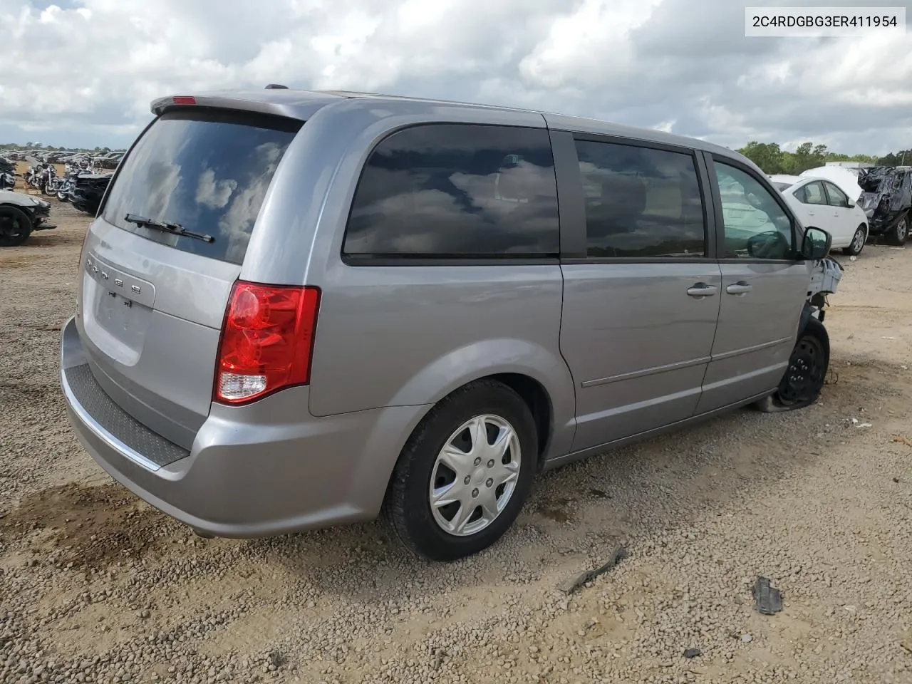 2014 Dodge Grand Caravan Se VIN: 2C4RDGBG3ER411954 Lot: 69172624