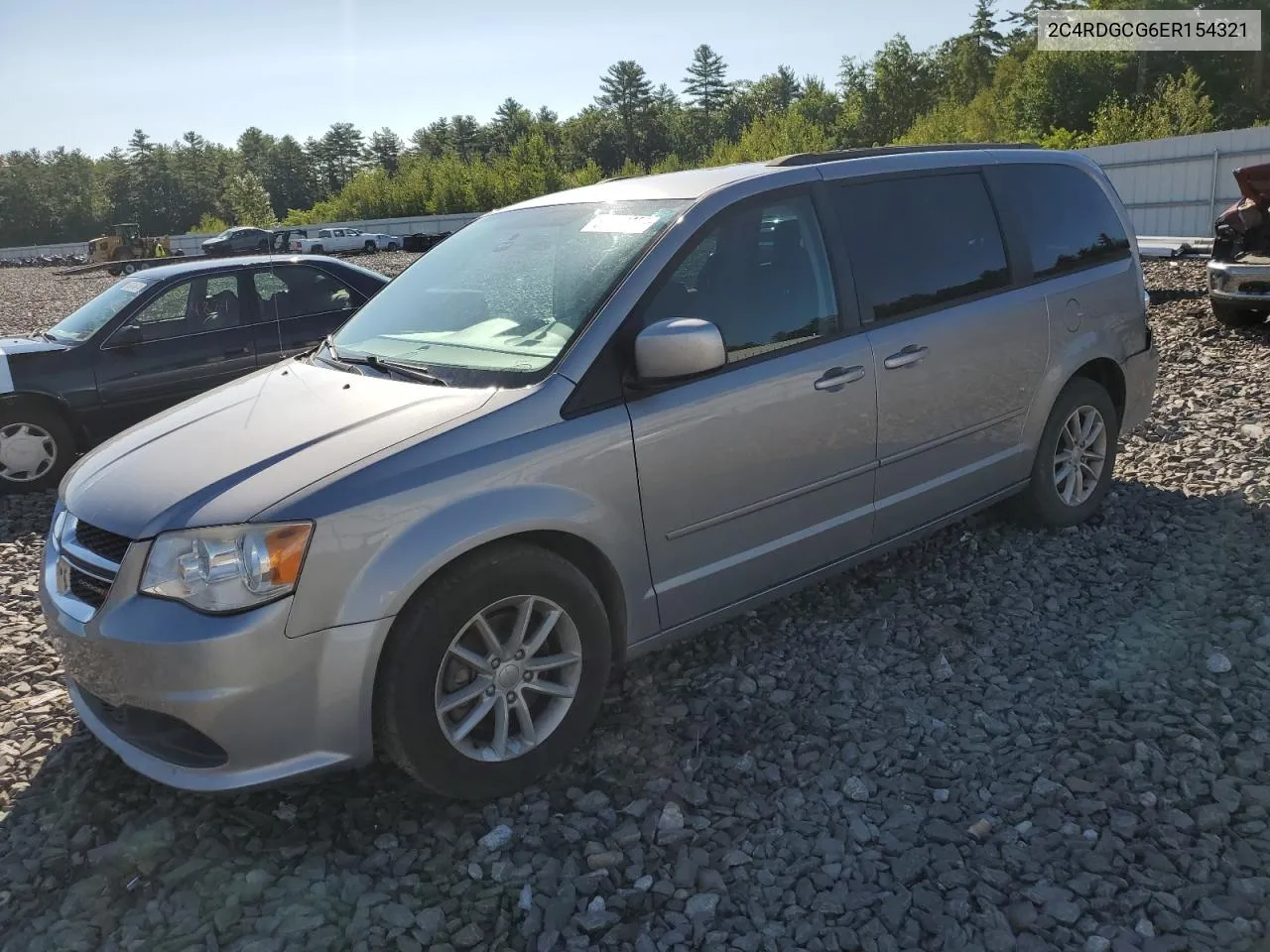 2C4RDGCG6ER154321 2014 Dodge Grand Caravan Sxt