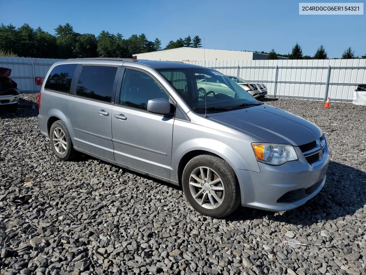 2014 Dodge Grand Caravan Sxt VIN: 2C4RDGCG6ER154321 Lot: 69268434