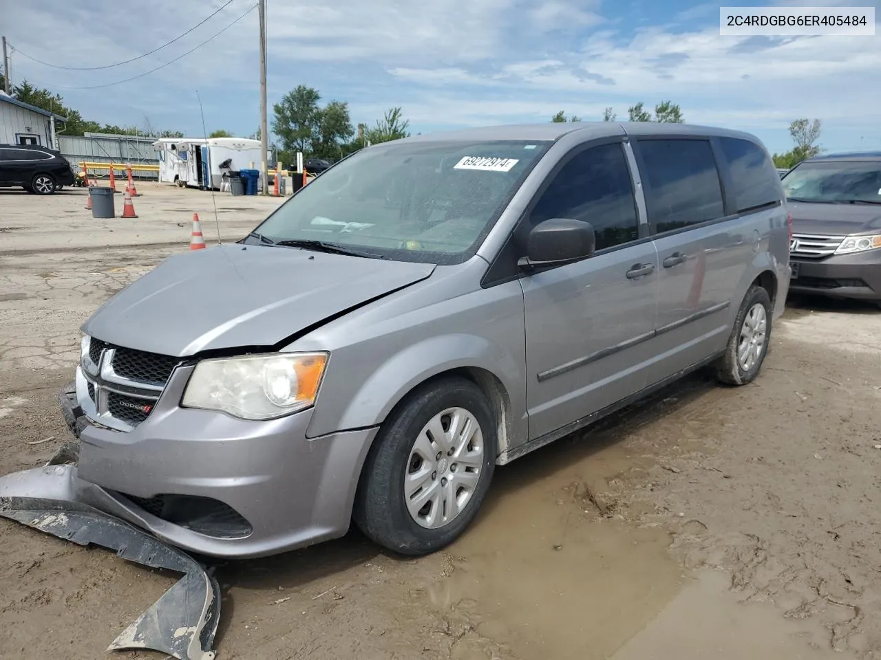 2014 Dodge Grand Caravan Se VIN: 2C4RDGBG6ER405484 Lot: 69272974