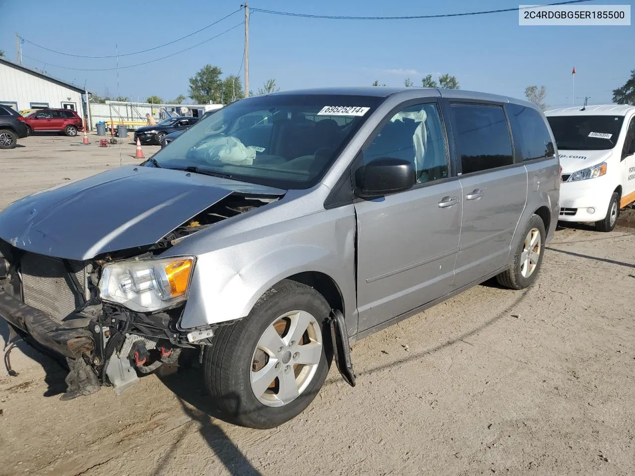 2014 Dodge Grand Caravan Se VIN: 2C4RDGBG5ER185500 Lot: 69525214