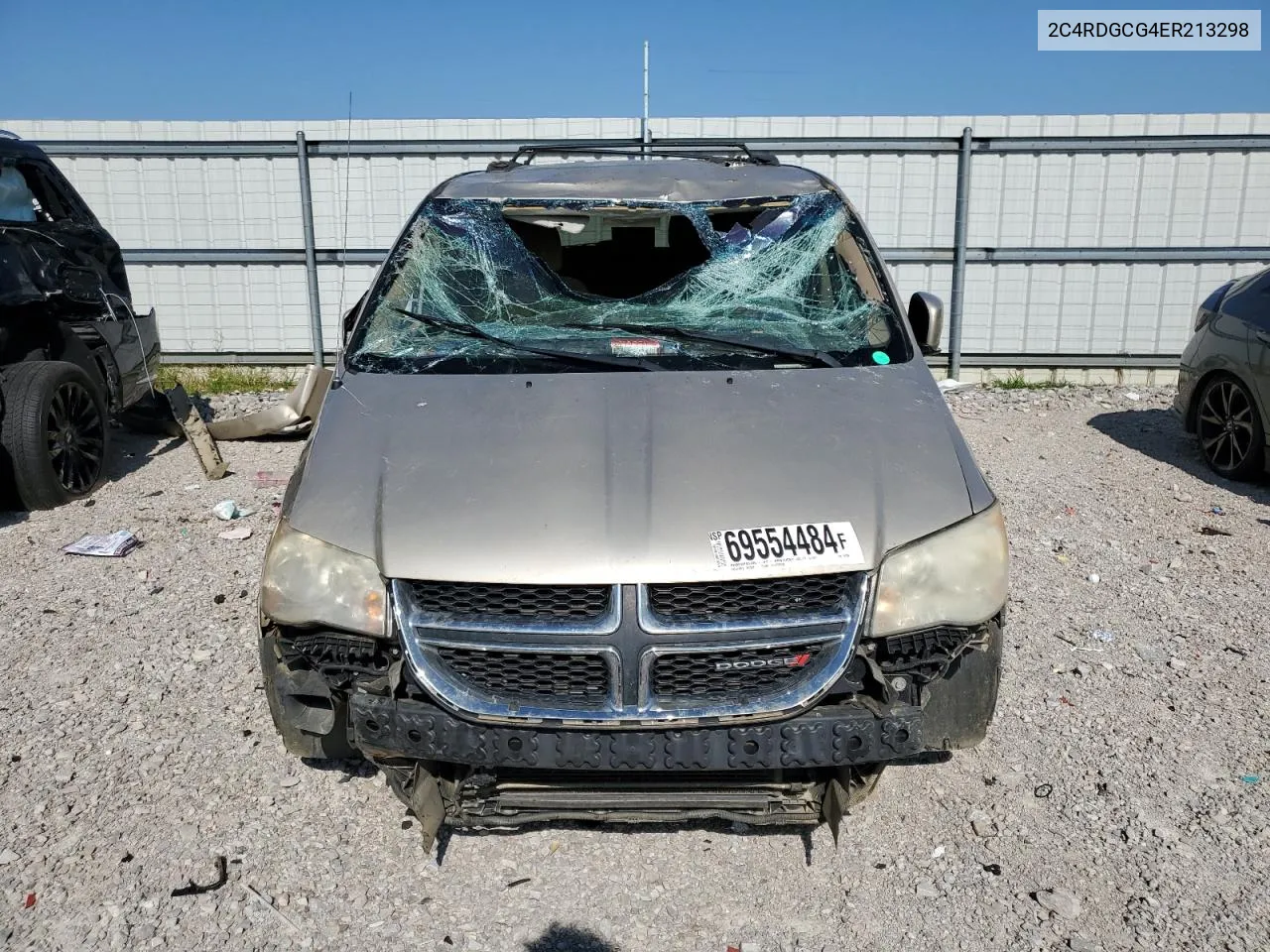 2014 Dodge Grand Caravan Sxt VIN: 2C4RDGCG4ER213298 Lot: 69554484