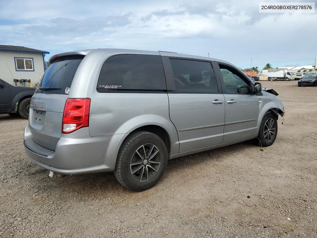 2014 Dodge Grand Caravan Se VIN: 2C4RDGBGXER278576 Lot: 69707904