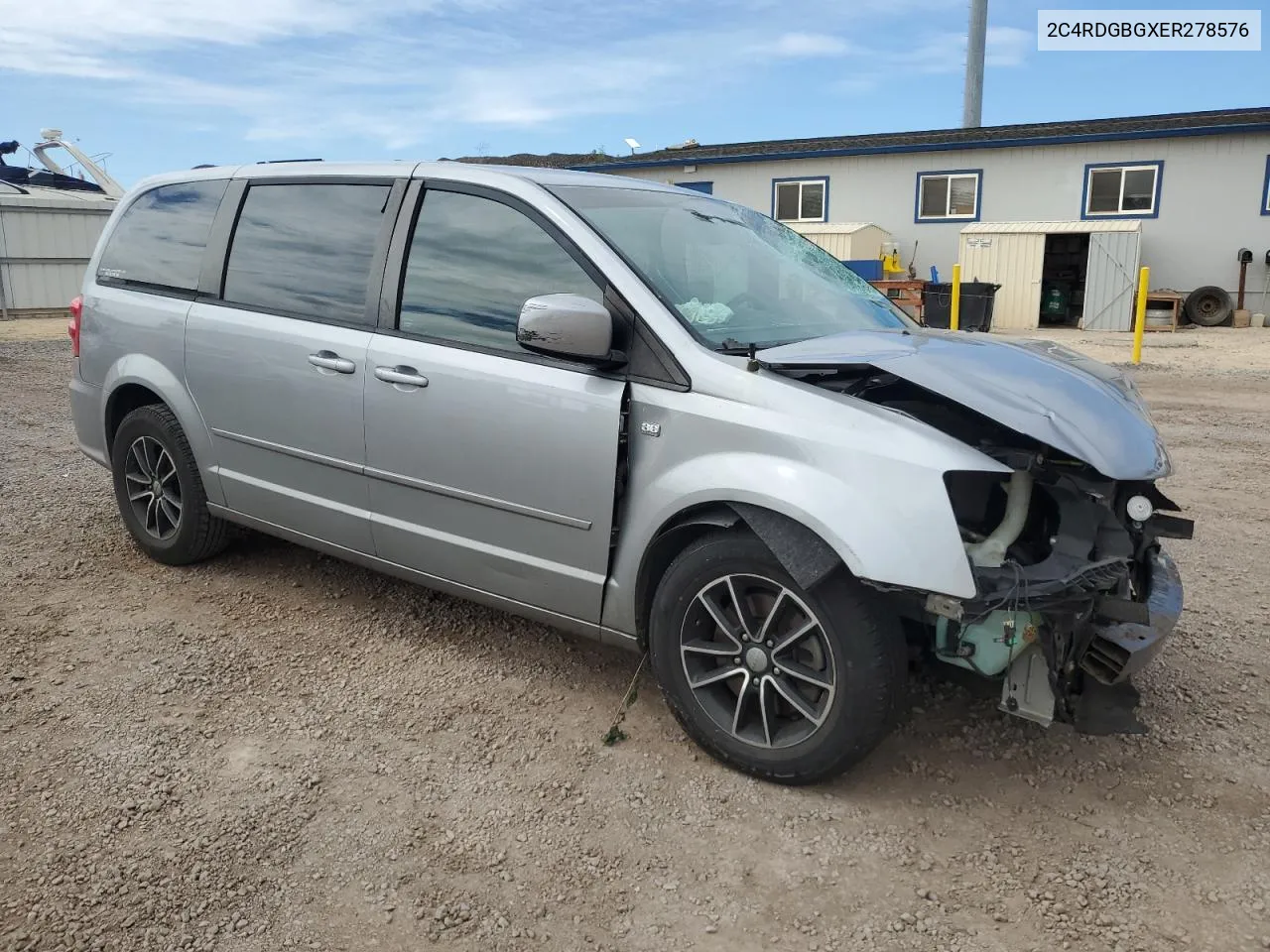 2C4RDGBGXER278576 2014 Dodge Grand Caravan Se