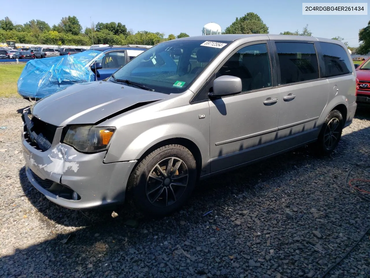 2014 Dodge Grand Caravan Se VIN: 2C4RDGBG4ER261434 Lot: 69712554