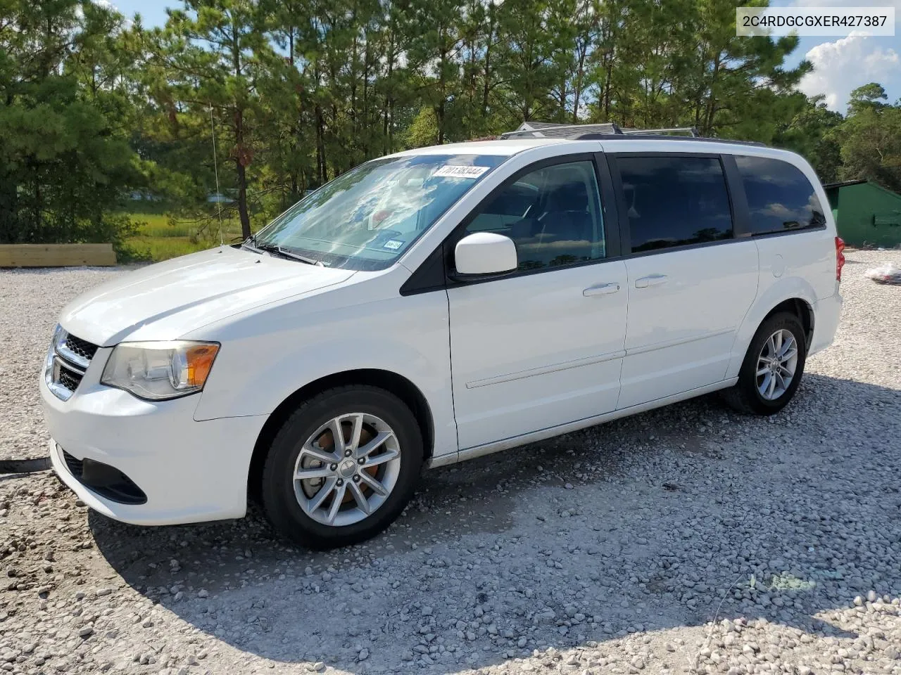 2014 Dodge Grand Caravan Sxt VIN: 2C4RDGCGXER427387 Lot: 70138344