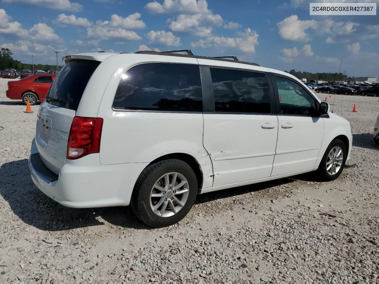 2014 Dodge Grand Caravan Sxt VIN: 2C4RDGCGXER427387 Lot: 70138344