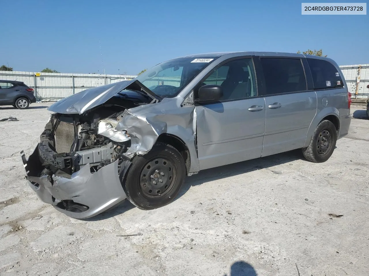 2C4RDGBG7ER473728 2014 Dodge Grand Caravan Se