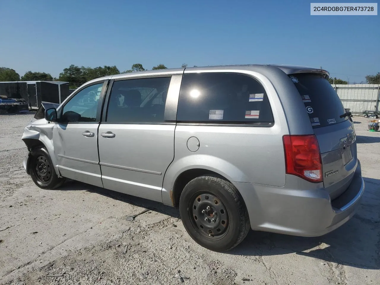 2014 Dodge Grand Caravan Se VIN: 2C4RDGBG7ER473728 Lot: 70146534